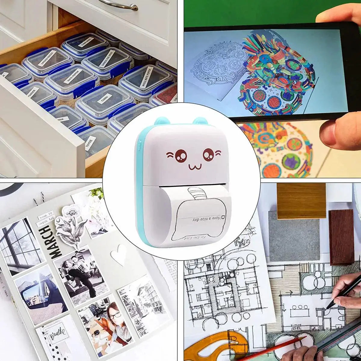 Portable Mini Photo Printer For On The Go Wireless Printing