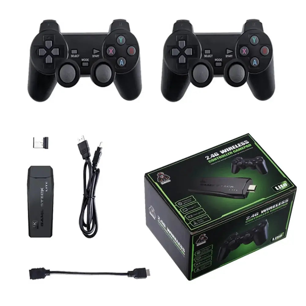 Video Game Console 2.4G Dual Wireless Controller 4K PS1 GBA