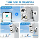4K Dual Lens PTZ Wifi Camera for Enhanced Outdoor Security