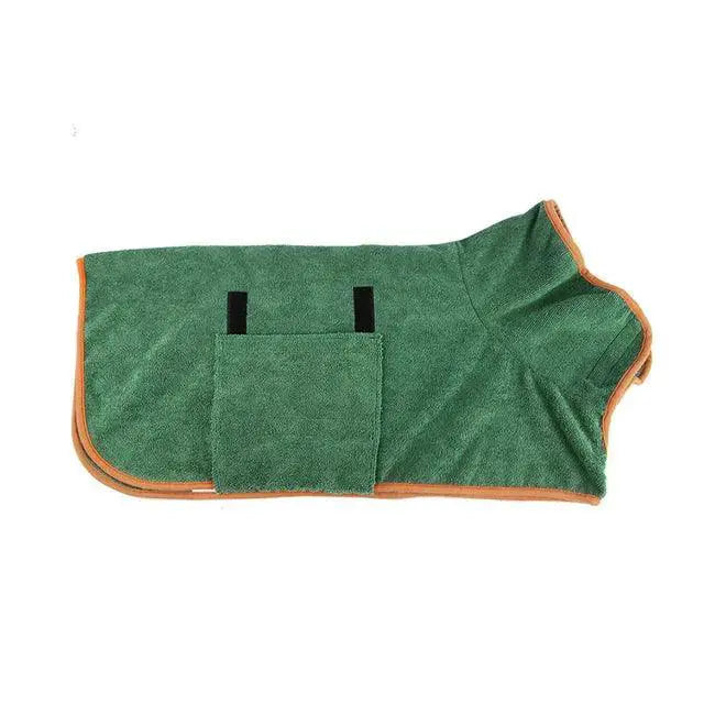 Dog Microfiber Bathrobe Towel For Dogs After Bath Quick Dry