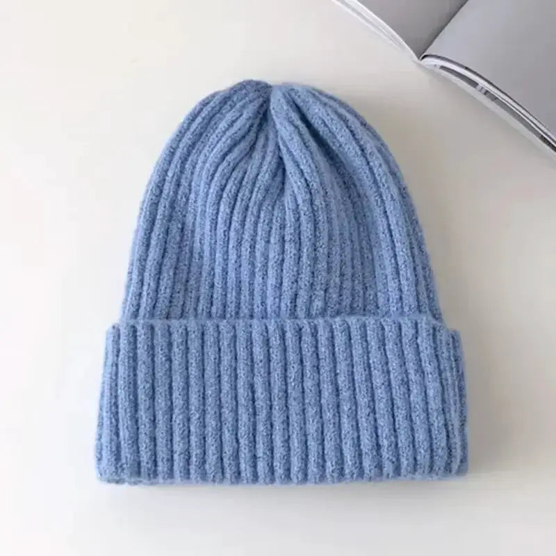 Unisex Thick Knit Beanie Balaclava Hat For Women And Men