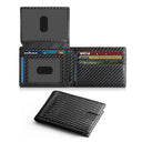 Leather Men Wallet - Rfid Shield And Card Slots