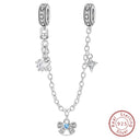 Sterling Silver Blue Purple Butterfly