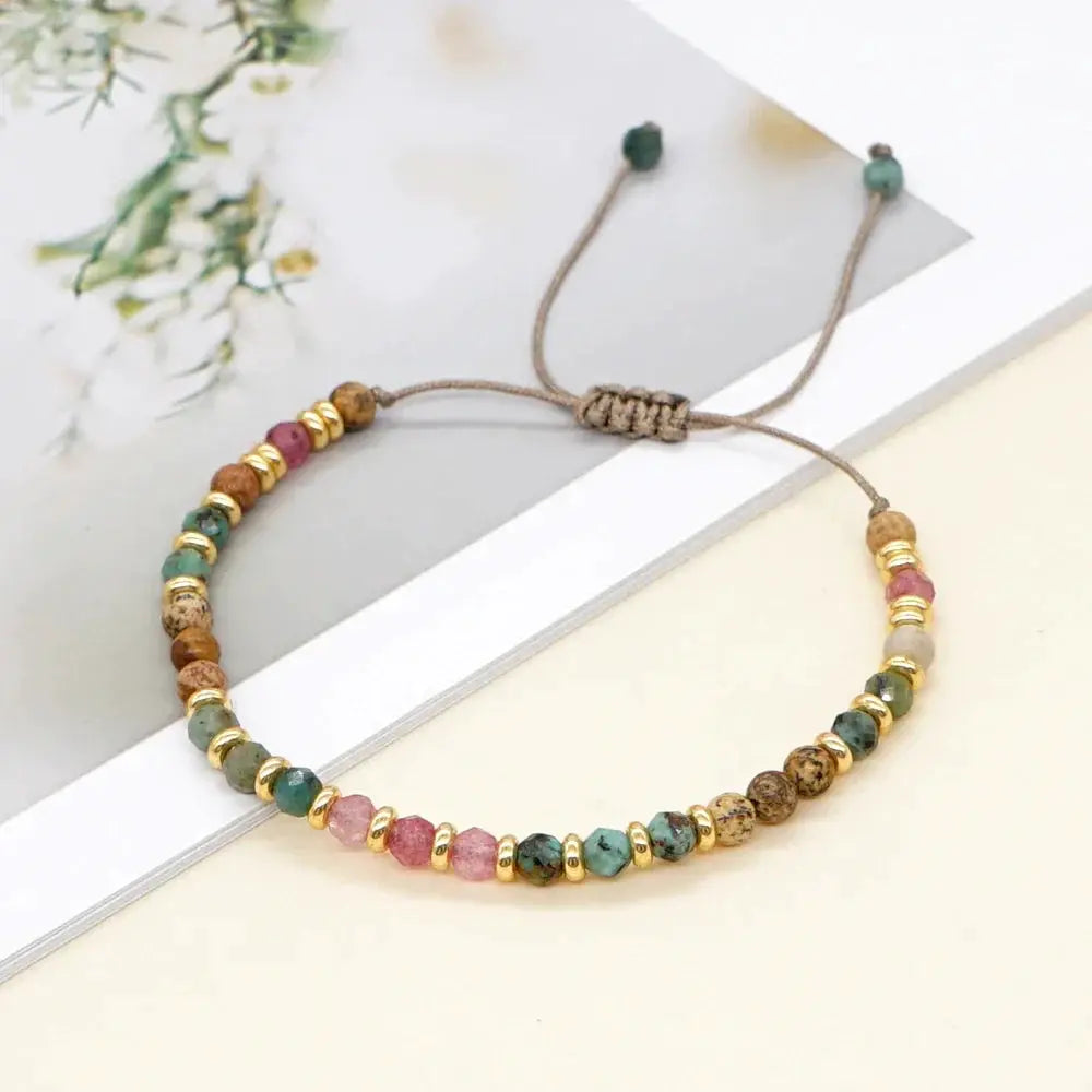 Go2Boho 2023 New Natural Stone Bracelet Vintage Jewelry