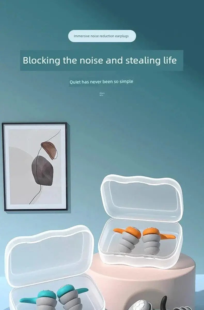 German Silicone Noise Reduction Earplugs For Quiet Comfort