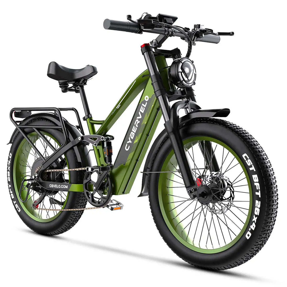 Cybervelo Fat Tire Ebike - Long Range — product view 9