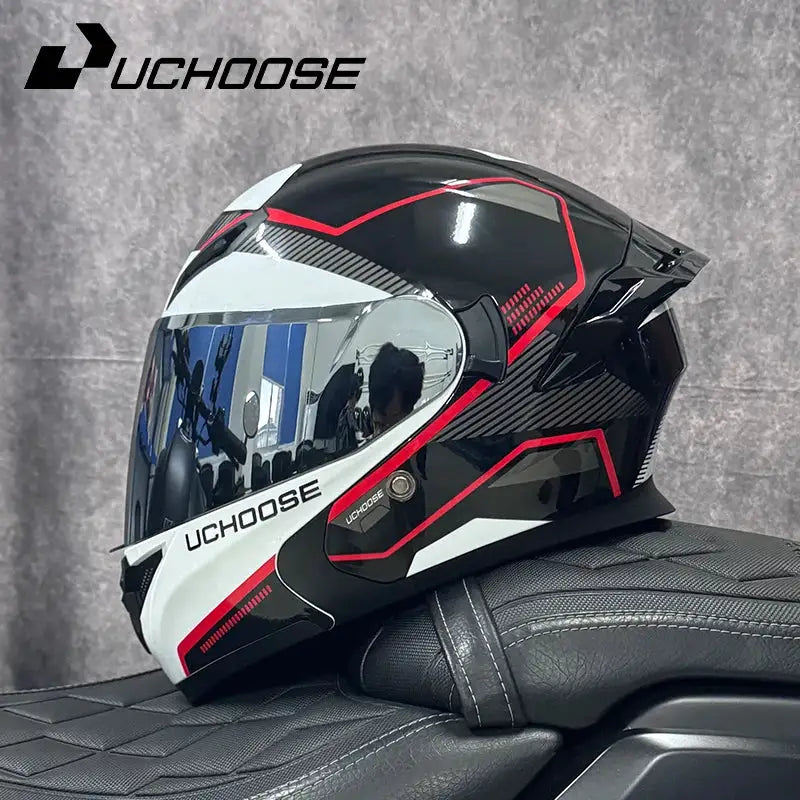 DOT Flip-Up Off-Road Motorcycle Helmet — product view 13