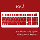 Enhanced Gaming Pudding Keycaps Dual Color RGB Backlit Set