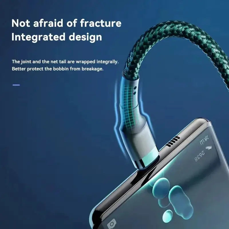 120W Fast Charge Cable PD Quick Charging High Quality USB C TO USB Type C Cable For iPhone Xiaomi 17 Plus Pro Max Samsung S24