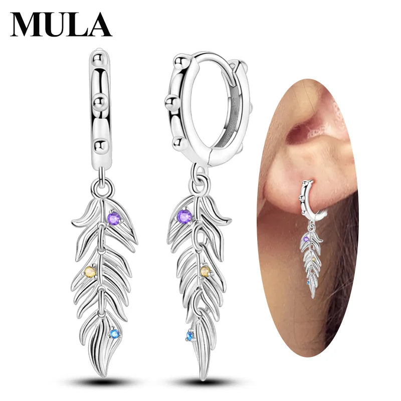 Maula Earrings Sterling Silver Bohemian