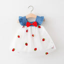 Strawberry Bliss Princess Dress for Cute Baby Girls Fashion