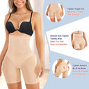 High Waist Padded Butt Lifter Shorts Tummy Control Shapewear