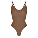 Seamless Thong Bodysuit for Women Slimming Shapewear