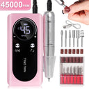 Electric Nail Drill Machine: Nail Technicians 45000RPM Tool