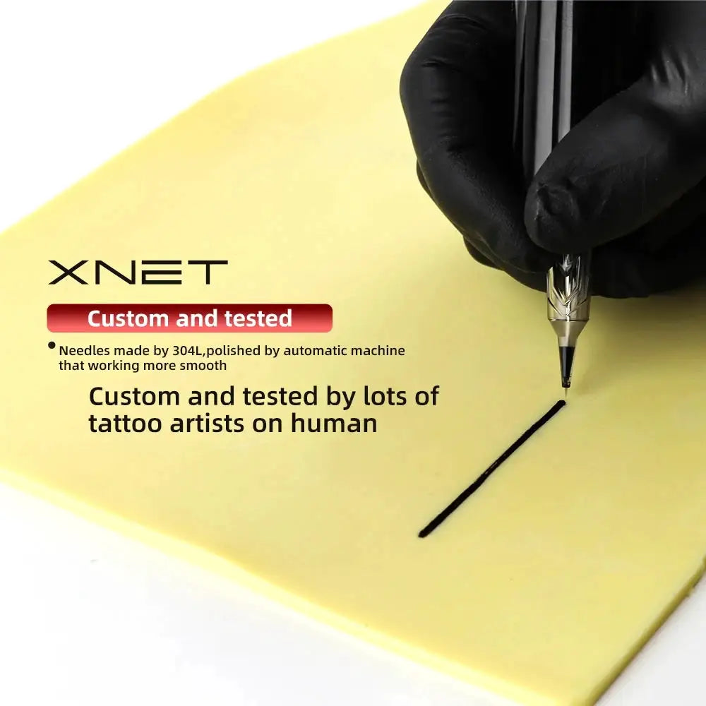 XNET X-RAY Tattoo Cartridge Needles 20pcs Round Magnum RL Disposable Sterilized Safety Tattoo Needles for Rotary Tattoo Machines