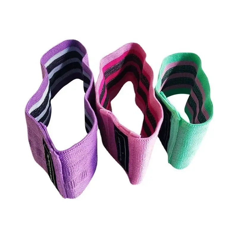 Elastic Hip Resistance Bands Set For Leg And Glute Training