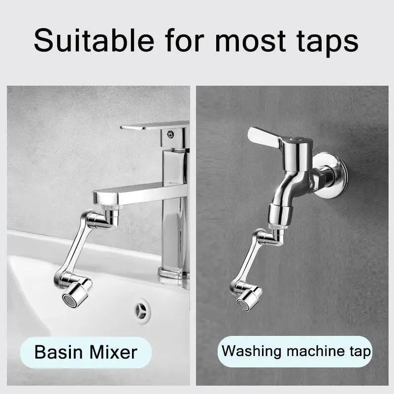 Dual Mode Swivel Faucet Extender For Easy Sink Tasks