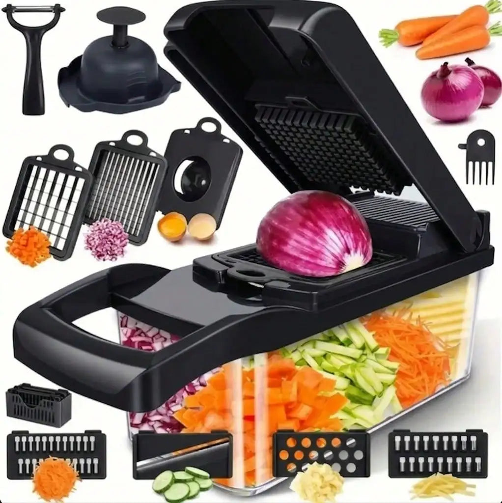 Vegetable Chopper with Blades and Container, Onion Chopper — product view 9