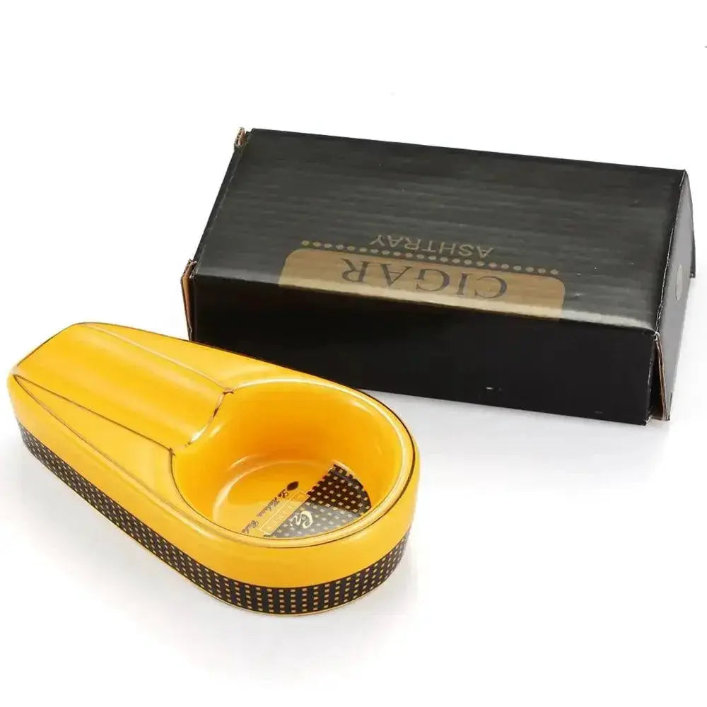 Galiner Ceramic Cigar Ashtray Luxury Single Cigar Holder