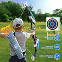 Kids LED Bow and Arrow Suction Set