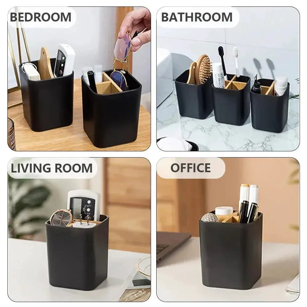 Eco Friendly Bamboo Toothbrush Organizer For Stylish Storage