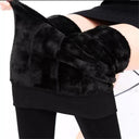 Stay Warm in Style This Winter High Waist Velvet Leggings