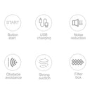 3 In 1 Smart Sweeping Robot Home Mini Vacuum Cleaner