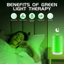 Narrowband SAD Light Therapy Device Green Light Therapy Lamp Lux