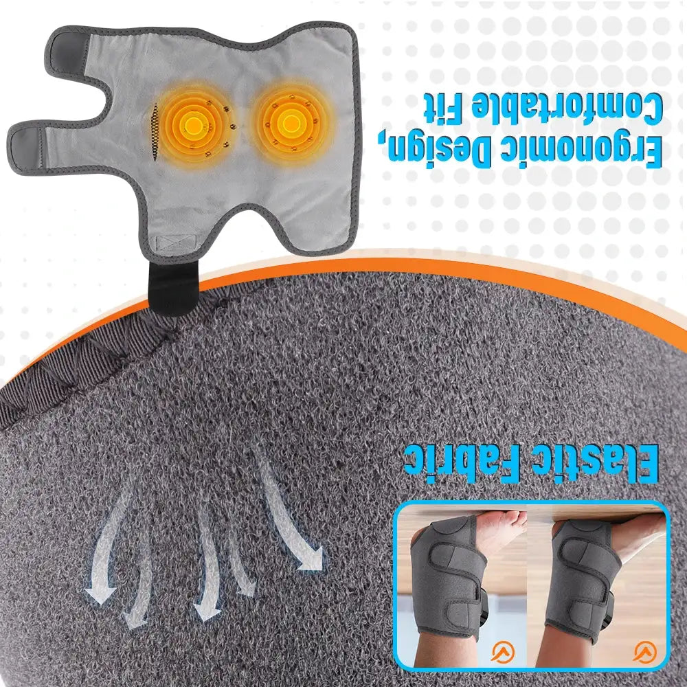 3-in-1 Cordless Heated Ankle Massager with Extension Strap, for Right Left Foot,Electric Massage Vibrating Sole Wrap,Joint Relax