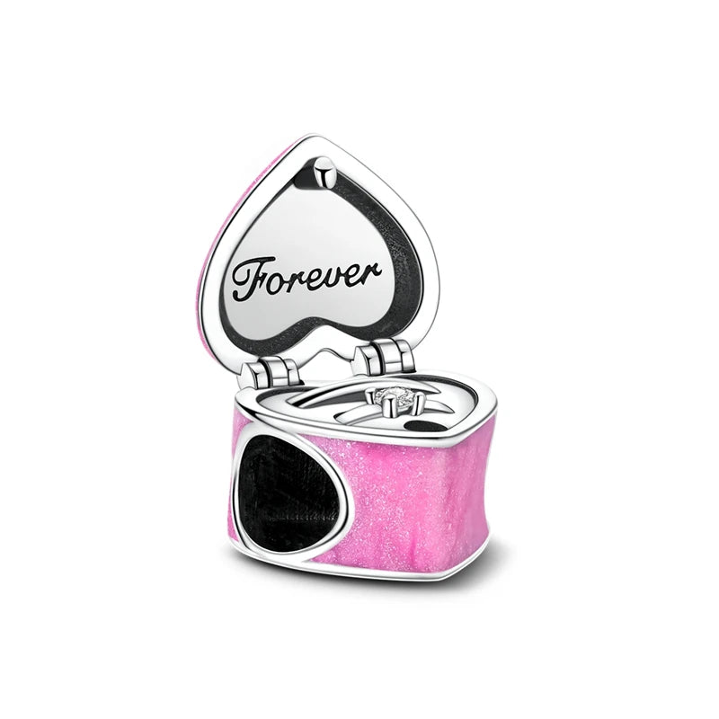 Mula Pink Sterling Silver Charms