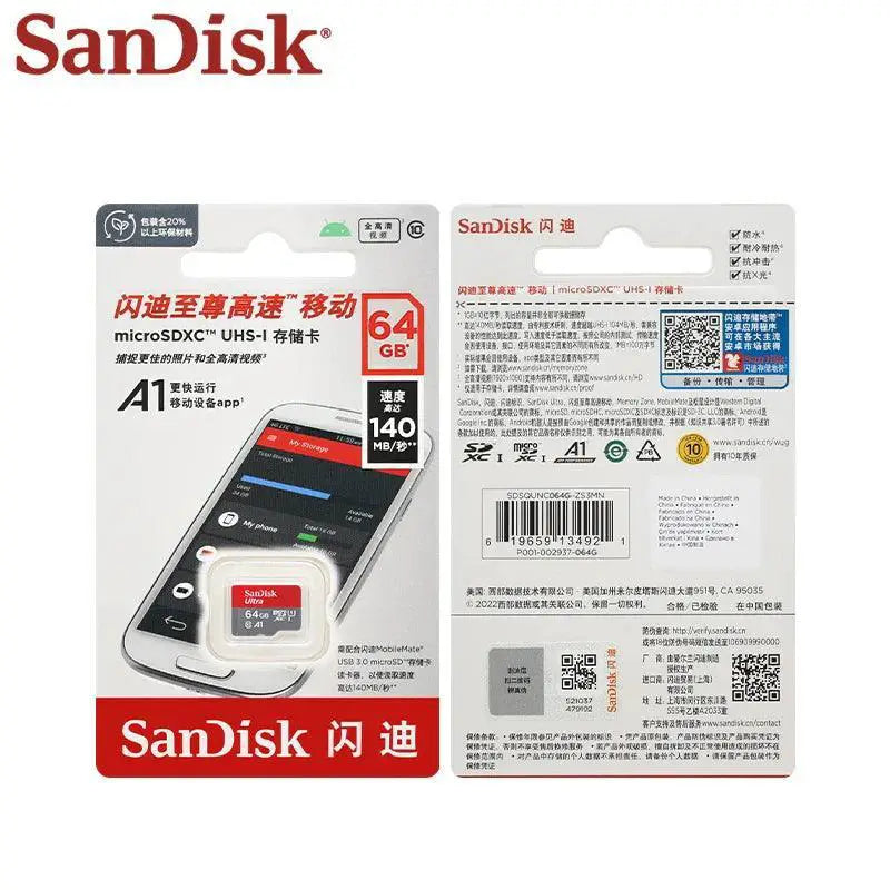SanDisk High Speed Micro SD Card Ultimate Storage Solution