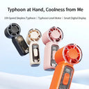 Mini Rechargeable Fan Digital Display Fast Cooling