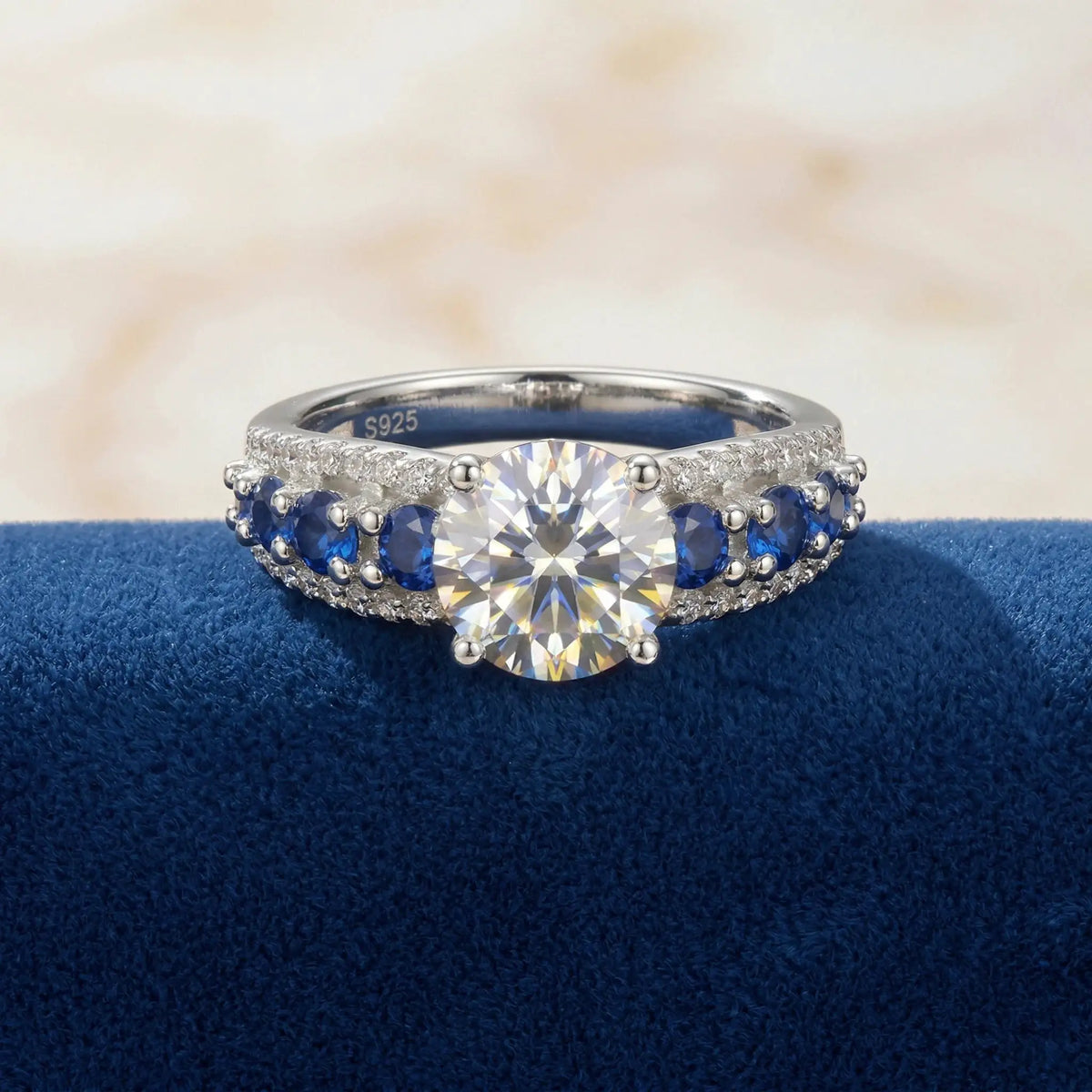 Elegant Moissanite Engagement Ring — product image 2