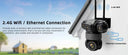 360 Degree Coverage Outdoor Camera for Home Use HD