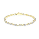 Exquisite Gold Tennis Bracelet