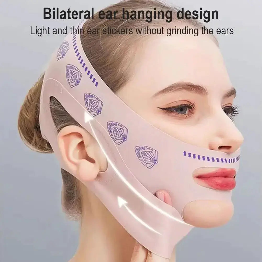 Double Deck Face Slimming Bandage And Lifting Belt