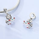 Pink Dance Shoes Charm Bead