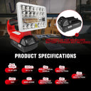 5 Inch 9W LED Work Light Torch for Milwaukee Makita Tools