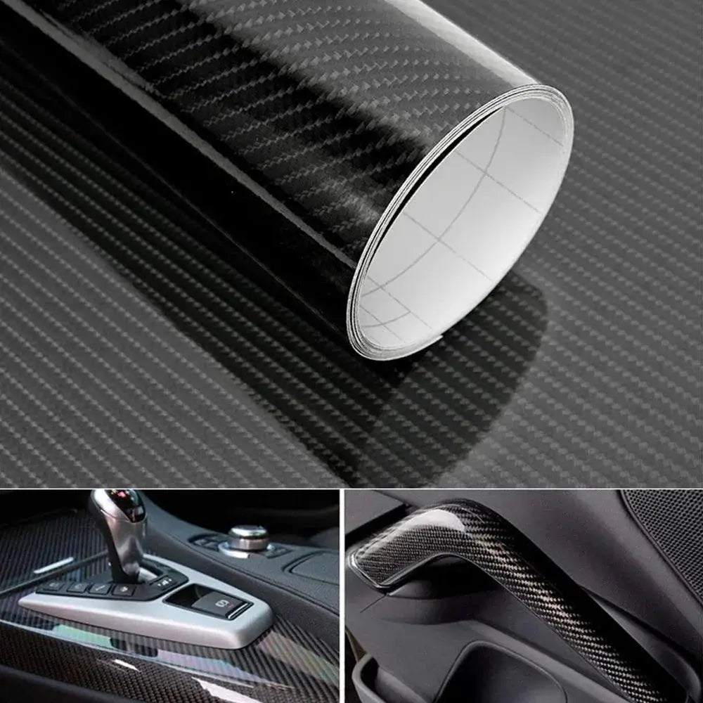 Premium Carbon Fiber Vinyl Wrap for Cars and Motorcycles