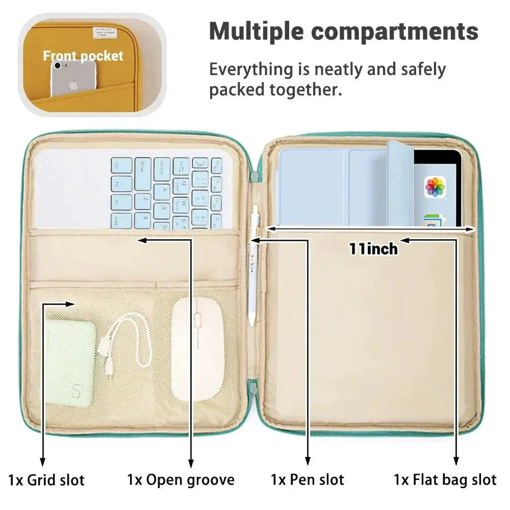 Stylish Shockproof Tablet Handbag Case Waterproof Protection