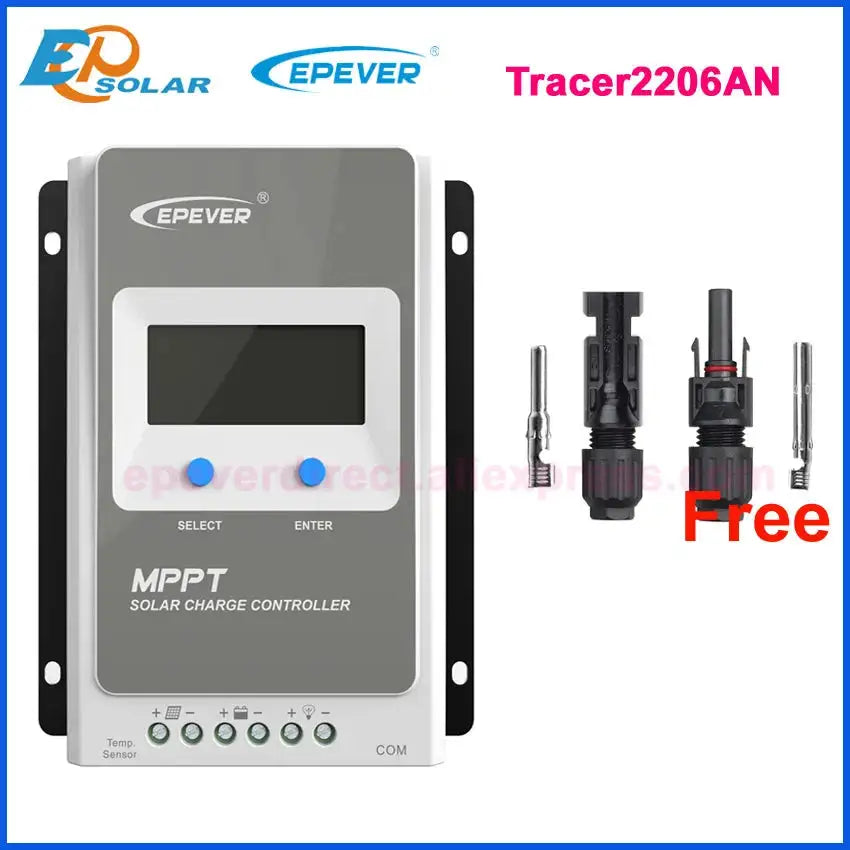 10A 20A 30A 40A MPPT Solar Charge Controller EPEVER Tracer2206AN Tracer1206AN Tracer3210AN Tracer4210ANG3 12V/24V Battery Auto