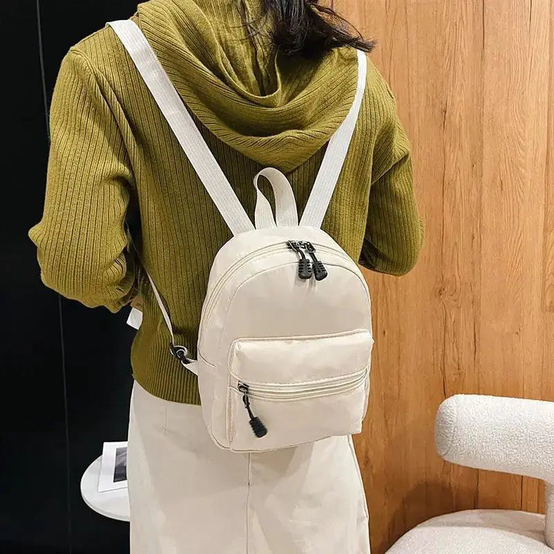 Mini Nylon Womens Backpacks Trend Small Rucksack Bag