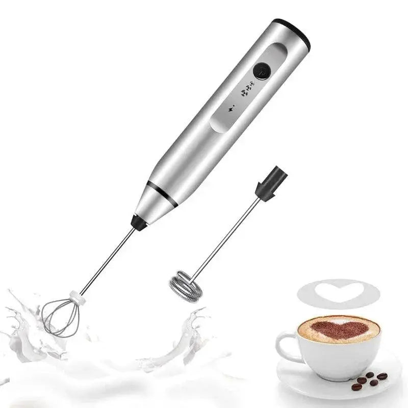 Electric Milk Frothers Handheld Wireless USB Mini Mixer