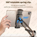 Tablet And Phone Holder Adjustable For Bed With 360 Rotation