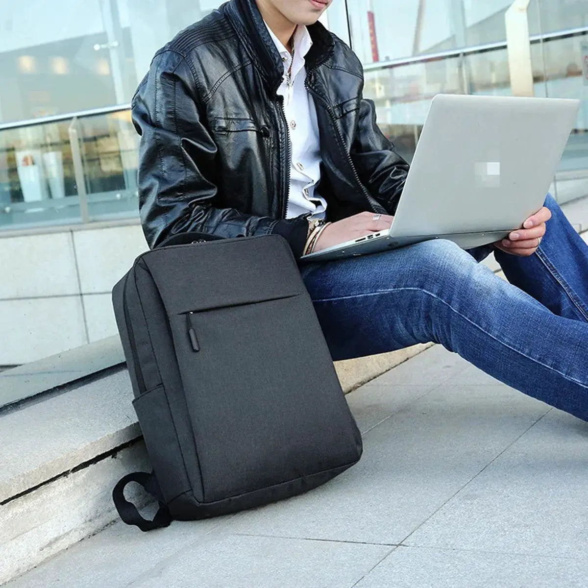 Multifunctional Waterproof Laptop Backpack With USB Charging