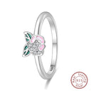 Authentic Sterling Silver Ring Romantic