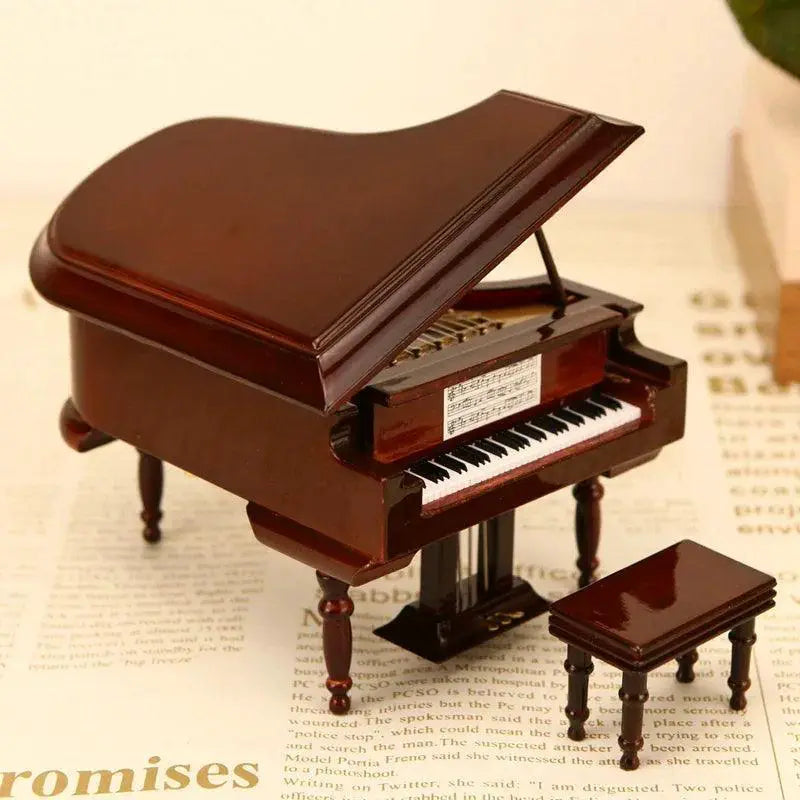 Handmade Wooden Mini Piano Gifts Collection For Home Decor