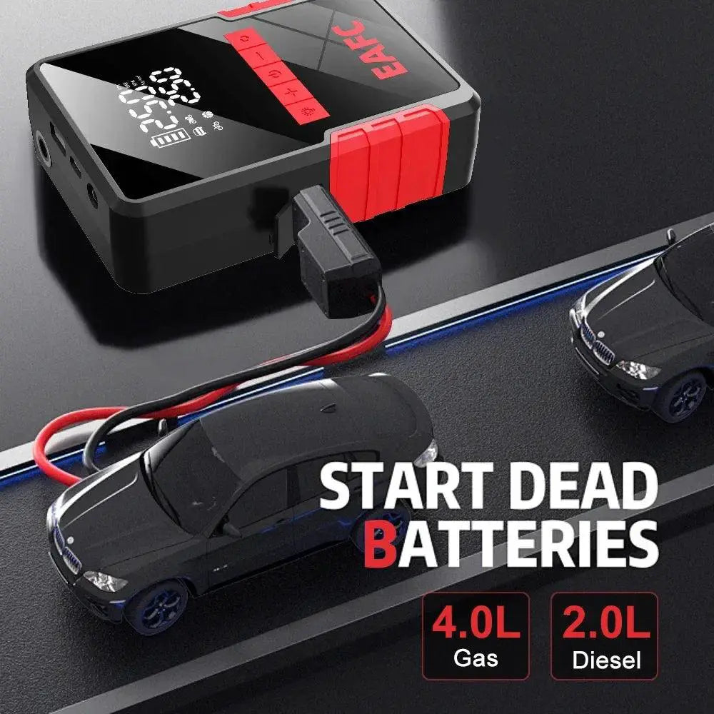 1200A Multi-Function Car Jump Starter and Air Compressor - OurLum.com