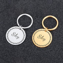 Personalized Engraved Pet ID Tags for Dogs and Cats Stylish Reflective