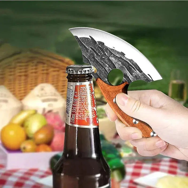 Versatile Forged Chef Cleaver And Utility Knife Set